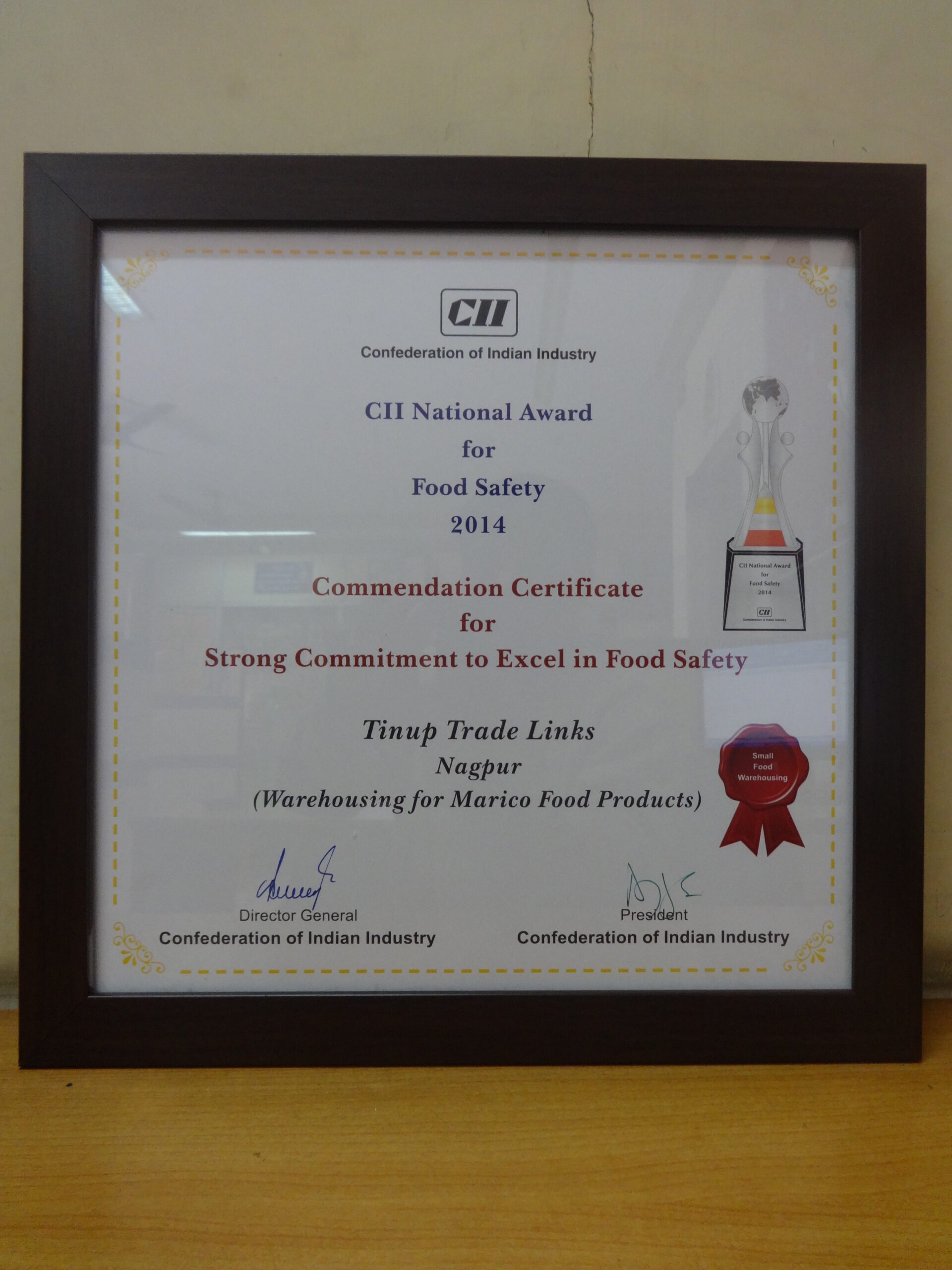 CII NATIONAL AWARD
