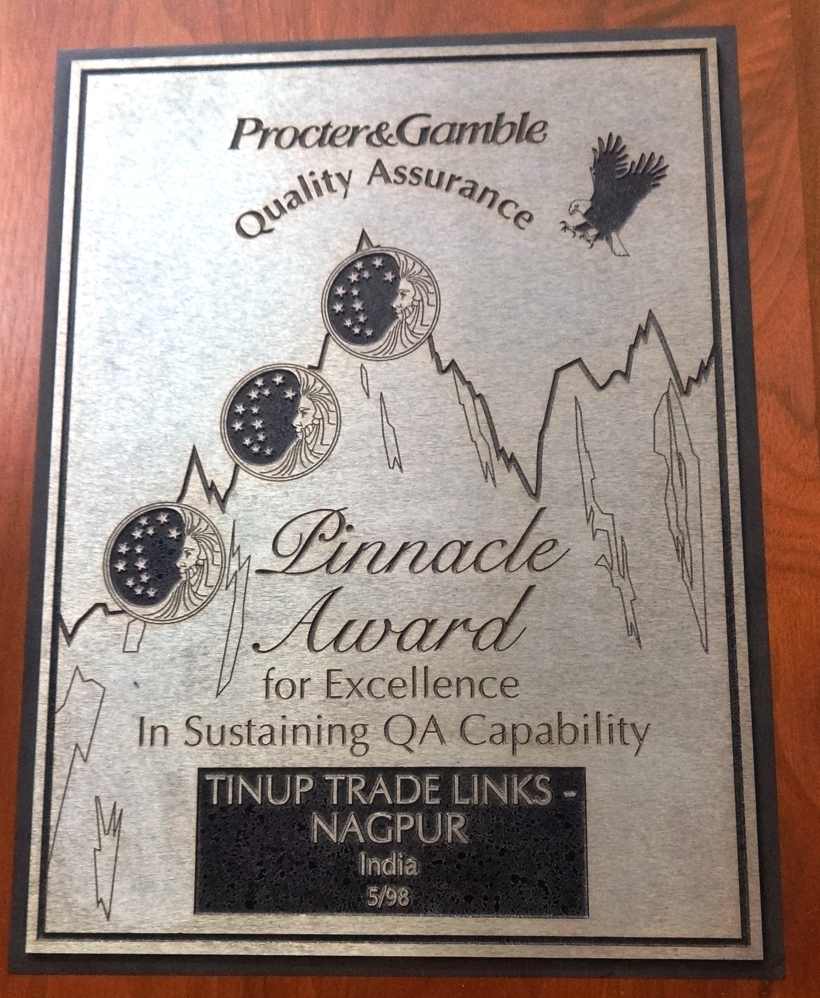 p&g Pinnacle award